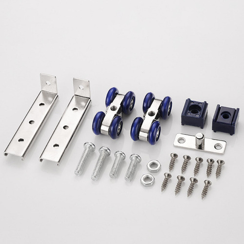 2 Piezas De Rodillos Para Puertas De Vidrio, Rodillos Para