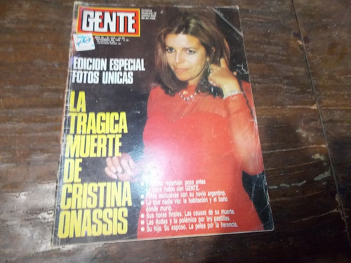 Revista Gente 1218 Cristina Onassis 24/11/88 Gaby Sabatini 