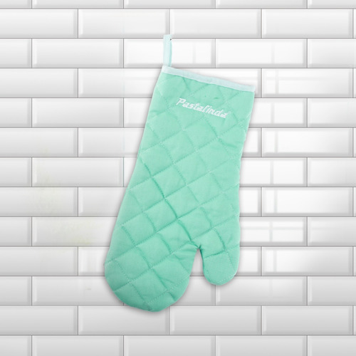 Imagen 2 de 3 de Pastalinda Set Manopla Y Agarradera Verde Pastel