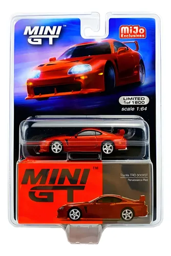 Mini Gt Toyota Supra Trd 3000gt Vermelho Cartela Eua Lacrado