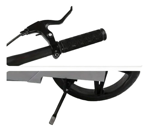Scooter Doble Pedal, P/adultos Y Adolescentes, Plegable Plateado Scooter