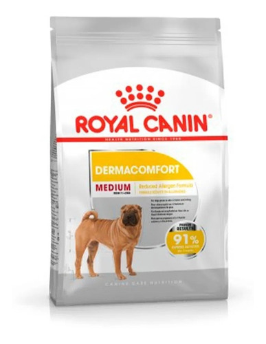 Alimento Royal Canin Size Health Nutrition Medium Dermacomfort para perro adulto de raza mediana sabor mix en bolsa de 3 kg