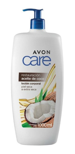 Crema Avon Care Loción Hidratante Corporal Aceite D Coco 1lt