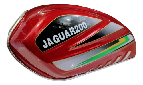 Tanque De Gasolina Moto Jaguar 200  Rojo