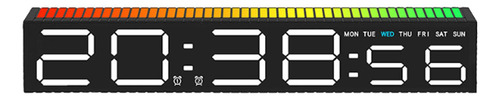 Reloj Digital Sensores De Sonido Dinámicos De Digital