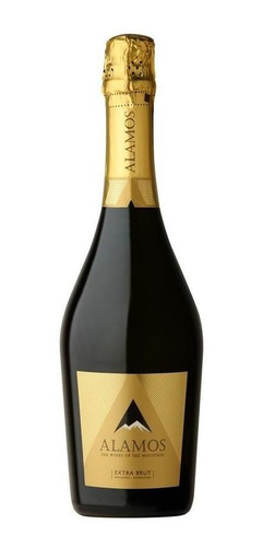 Imagen 1 de 1 de Vino Espumante Alamos Extra Brut 750ml