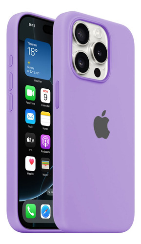 Capa Capinha Case De Silicone Aveludado P/ iPhone 15 Pro Max
