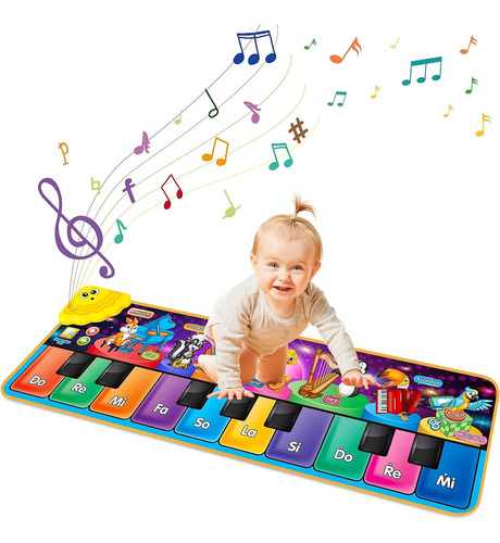 Alfombrillas De Piano Musical Para Niños Con 25 Sonidos De M