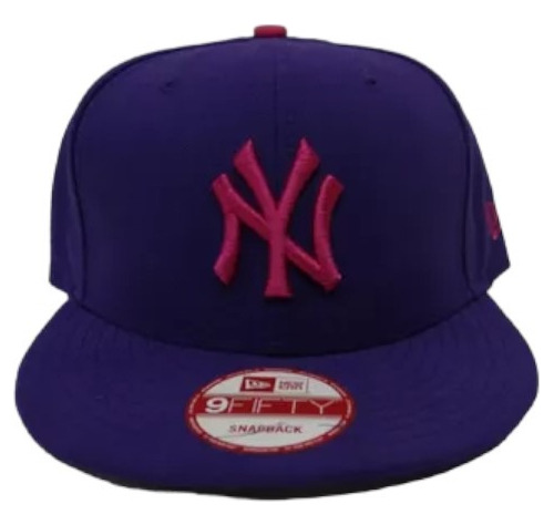 Gorra New Era Snapback Ajustable Color Morado 9fifty