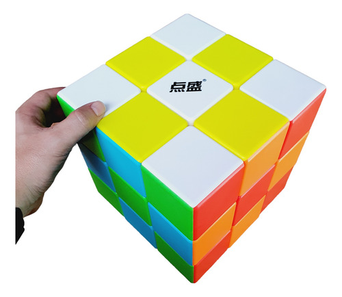 Cubo Rubik 3x3 Gigante 19cm Funcional Diansheng Stickerless