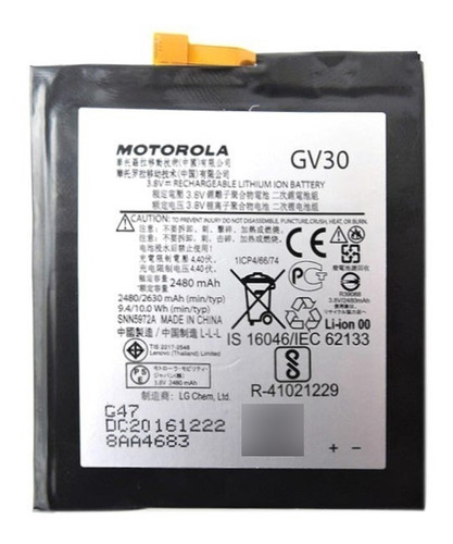 Bateria Motorola Moto Z Z Force Original Xt1650 Ramos Mejia