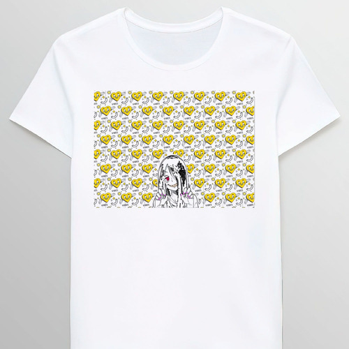 Remera Anime Manga Cute Bad Girl Patterns Vibes Hea 99255886