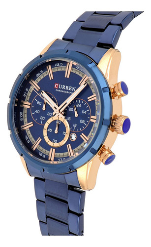 Reloj Para Hombre Curren Krec7603 Azul