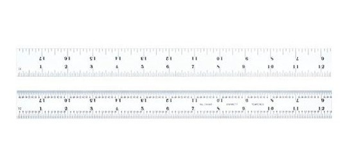 Starrett C604r-18 Regla De Acero Templado Por Resorte Con Gr