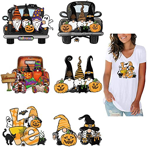 Transferencias De Hierro Halloween Camisetas Parches De...