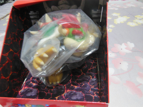 Boneco Rei Bowser Koopa Grande Coleção Super Mario Bros