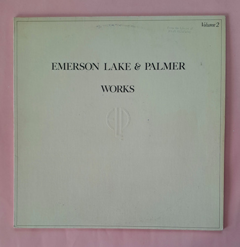 Vinilo - Emerson Lake & Palmer, Works Volume 2 - Mundop