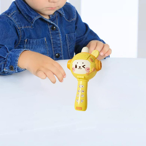 Máquina De Micrófono Para Niños, Juguete Para, Amarillo