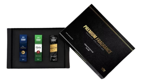 Estojo Com 3 Perfumes Premium Fragrance