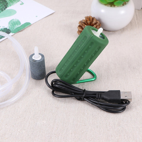 Bomba De Aire Para Acuarios Alimentada Por Usb, Silenciosa,