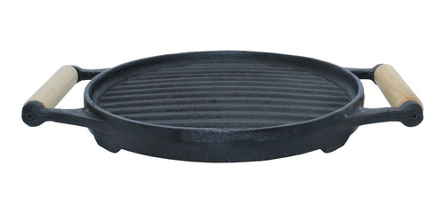 Chapa Bifeteira Dupla Lisa E Ondulada Ferro Fundido Grill