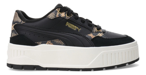 Zapatilla Puma Karmen Ii Idol Snake Chic 400395 02 Mujer Dorado Oscuro Geométrico 7 Us