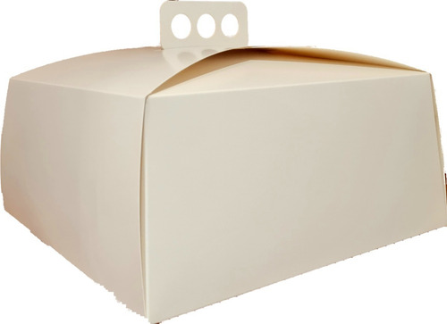 Caja Para Tortas 29x29x13 - Blanca X 25u
