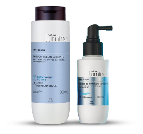 Tónico + Shampo Tratamient Intensivo Anticaspa Lumina Natura