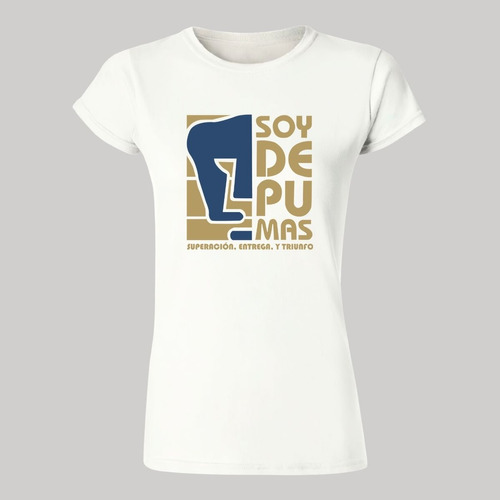 Playera Deportiva Mujer Pumas Unam Soy De Pumas