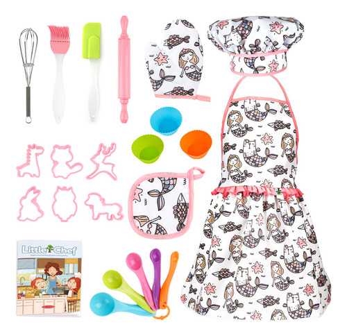 Juego De Chef Para Niño De Cocinas Juguete Disfraz