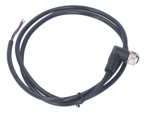 Cable Conector Hembra M12 De 4 Pines, Enchufe Eléctrico De A