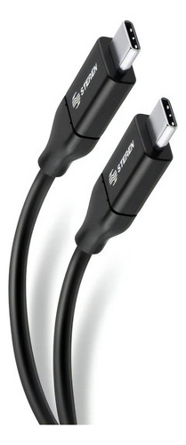 Cable usb Steren USB-394 con entrada USB Tipo C salida USB Tipo-C