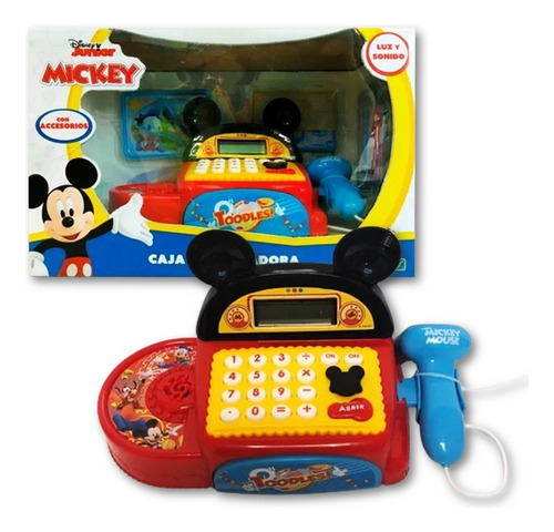 Caja Registradora Luz Sonido Juguete Niño Disney Original