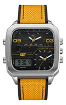 Comprar Reloj Caterpillar Hombre Retro D As.149.27.137 Malla Amarillo Bisel Plateado Fondo Negro