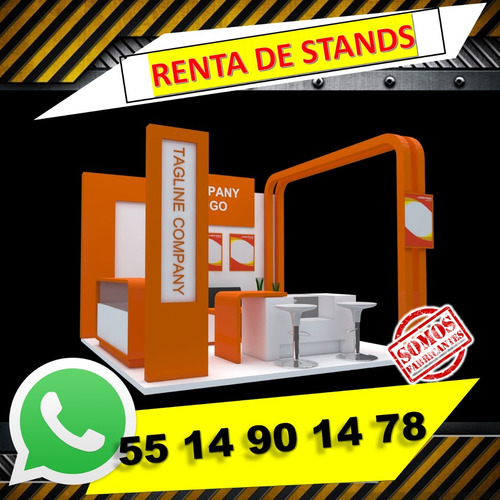 Renta De Stands 3x3 6x3 6x6 Exposicion Cdmx Mamparas Eventos