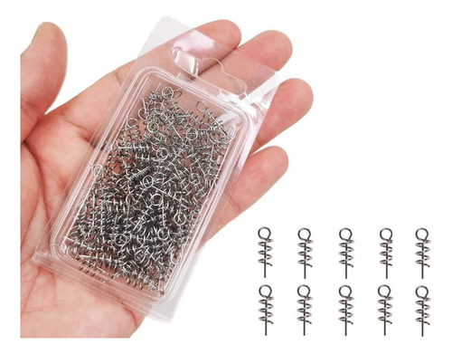 150pcs/box Fishing Crank Hook Centering Pin Fishing Baits Lu