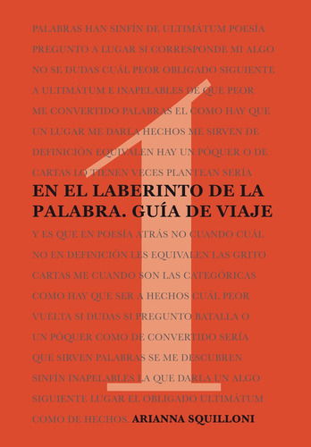 Libro En El Laberinto De La Palabra - Squilloni, Arianna