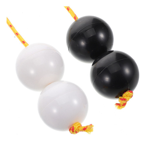 2 Pares De Bolas De Percusión Africanas Shaker Ball Shak