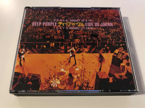 Deep Purple Cd Triple. Live In Japan. Made In Holland