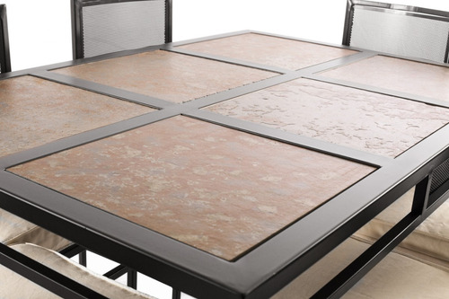 Comedor 6 Personas Fierro Muebles Y Terrazas