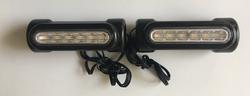 Imagen 3 de 5 de Luces Auxiliares Negro Para Defensa De Harley Davidson Y Otr