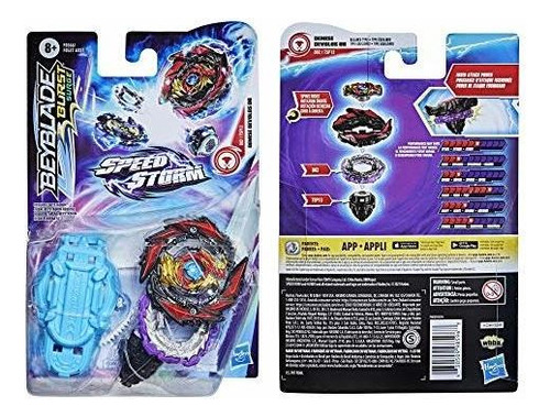 Beyblade Burst Surge Speedstorm Demise Devolos D6 Spinning T
