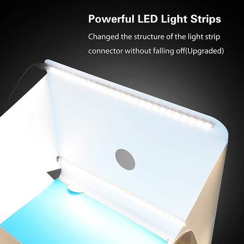 Imagen 2 de 8 de Emart - Caja De Luz Portatil Para Fotografia (14.0 X 16.0 In