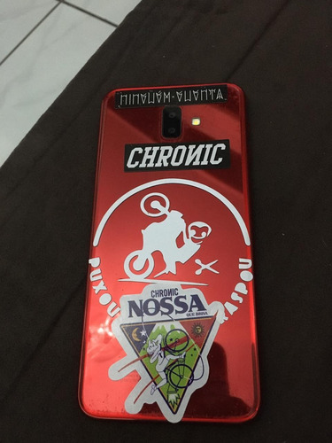 Celular Samsung Galaxy J6 Plus Vermelho Metálico