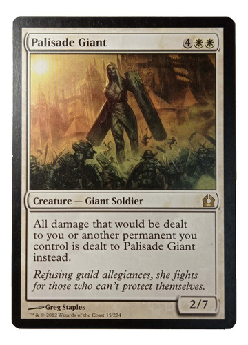 Carta Magic Palisade Giant [ravnica] Mtg Giant