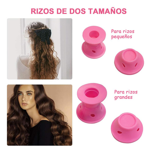 40 Rizador Mágico Rizador Sin Calor Rizador Suave Sin Calor