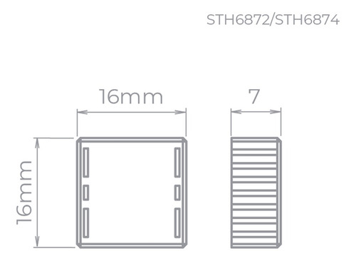 Imagem 2 de 3 de Emenda Para Fita Led 8mm-sth6872