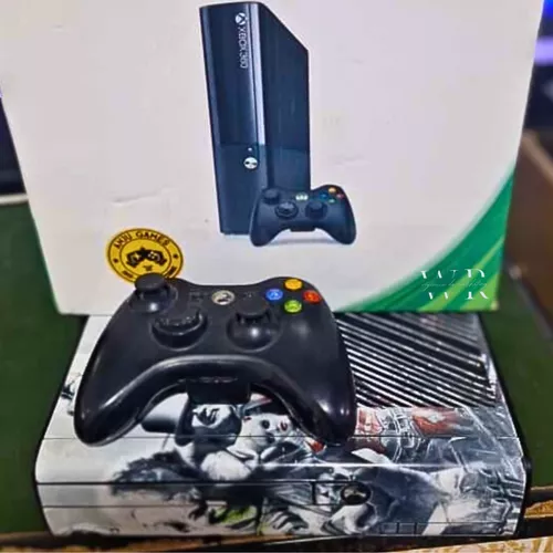 Xbox 360 Branco Usado Arcade Desbloqueado Com Controle E Fonte