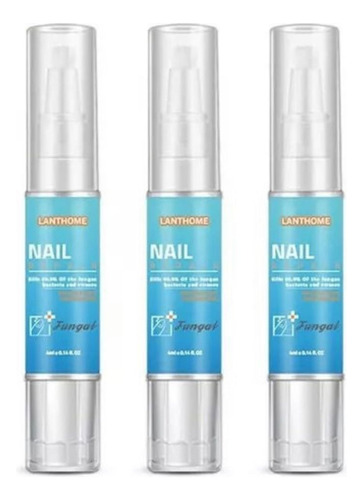 Kit 3 Nail Cure Caneta Para Micose E Anti Fungos Para Unhas