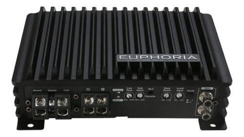 Amplificador De Audio Para Automóvil Euphoria By Db Drive Ea1.600 Ea Series Clase D Monoblock 1 Canal 600 Watts Color Negro